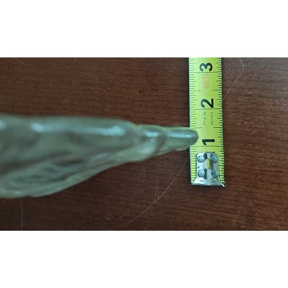 Vintage Wild Rose Platter w/2 Handles Indiana Glass Co. Clear Pressed Glass - Picture 5 of 5